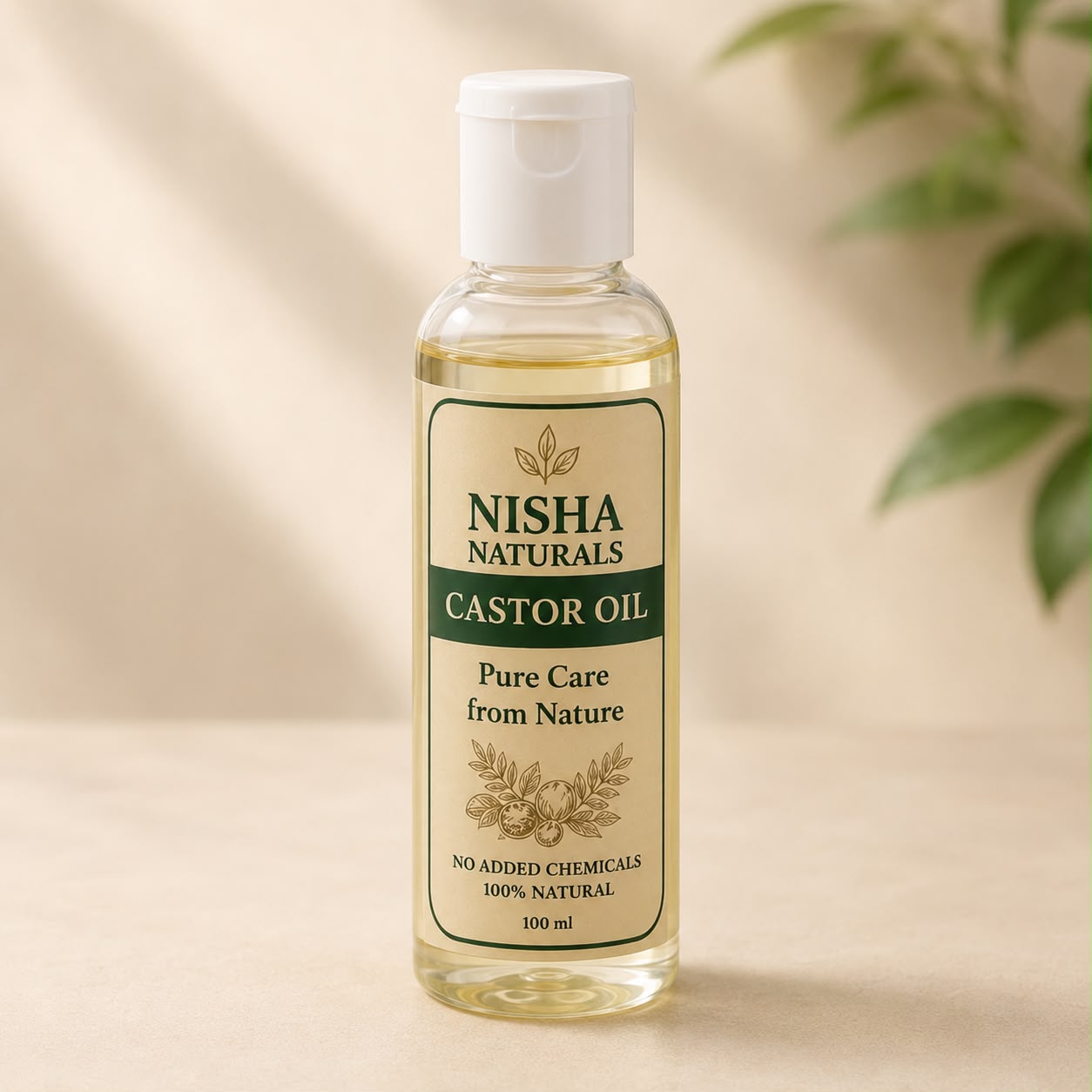 Pure Castor Oil (100ml)